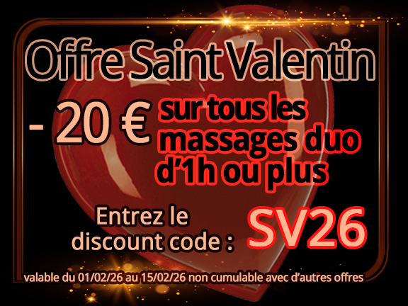 Massage couple Saint Valentin