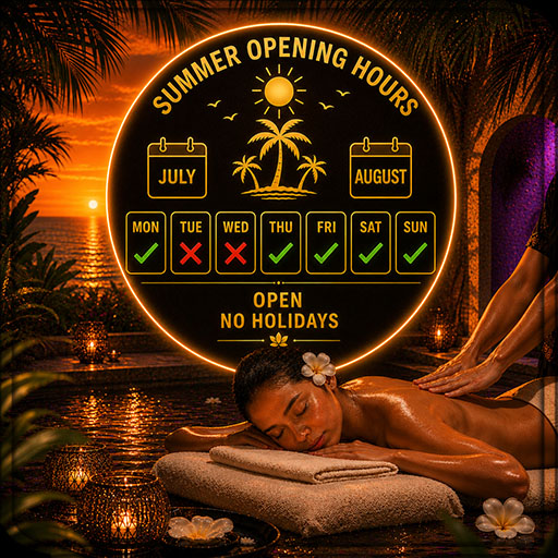 summer opening hours 2026 janthra spa